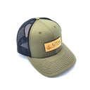 Aziak Equipment Leather Patch Snapback image 0